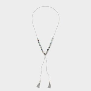 Stella & Dot Anda Intention Lariat Necklace - Balance & Courage